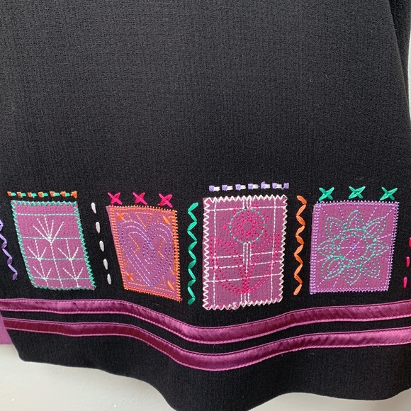 Draper's & Damon's 2 Pice Set  Embroidered Jacket & Matching Shell - Picture 5 of 9